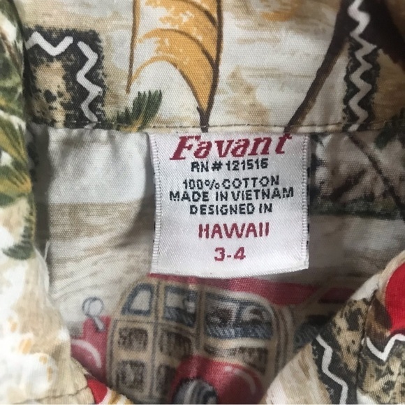 *3/$15* Boy's Hawaiian Short Set - Picture 5 of 6